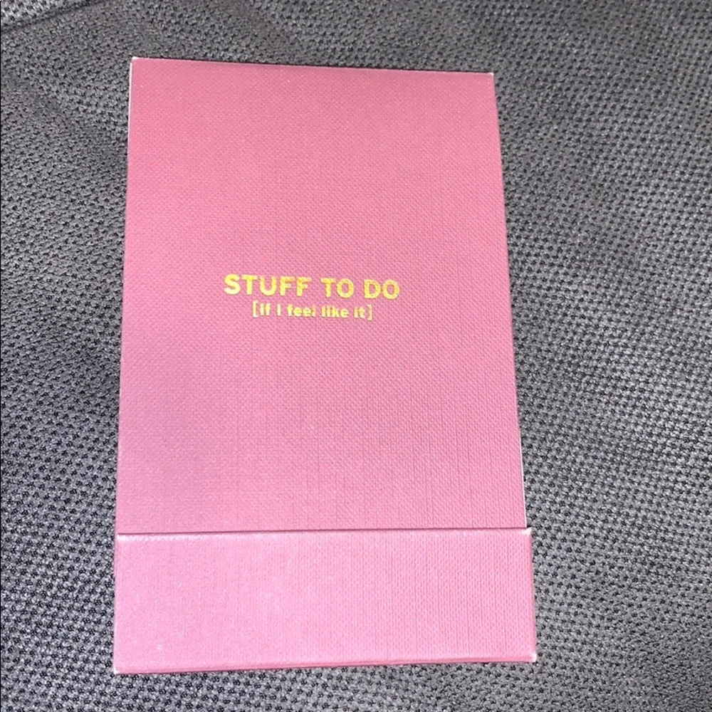 Small pink notepad lined NEW